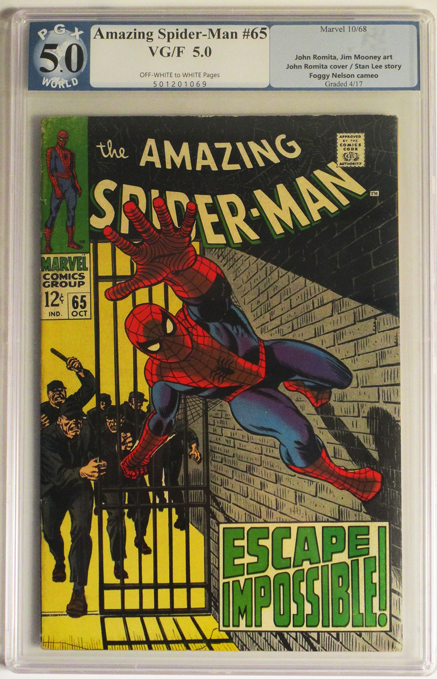 Amazing Spider-Man #65 Cover B PGX 5.0