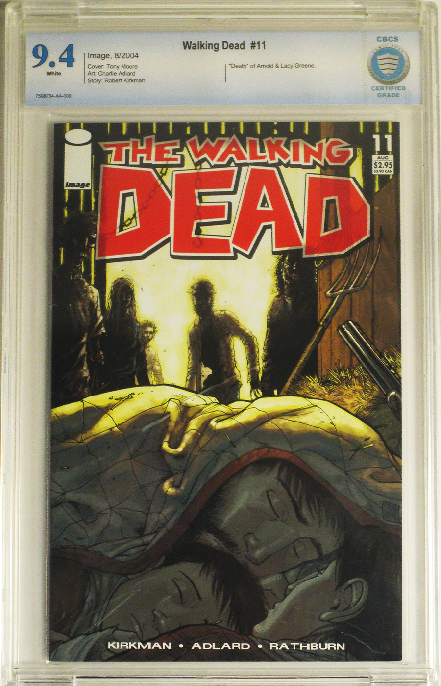 Walking Dead #11 Cover B CBCS 9.4