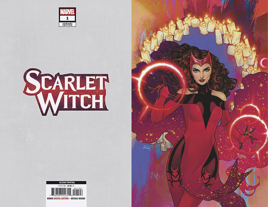 Scarlet Witch Vol 3 #1 Cover K 2nd Ptg Incentive Russell Dauterman Variant Cover