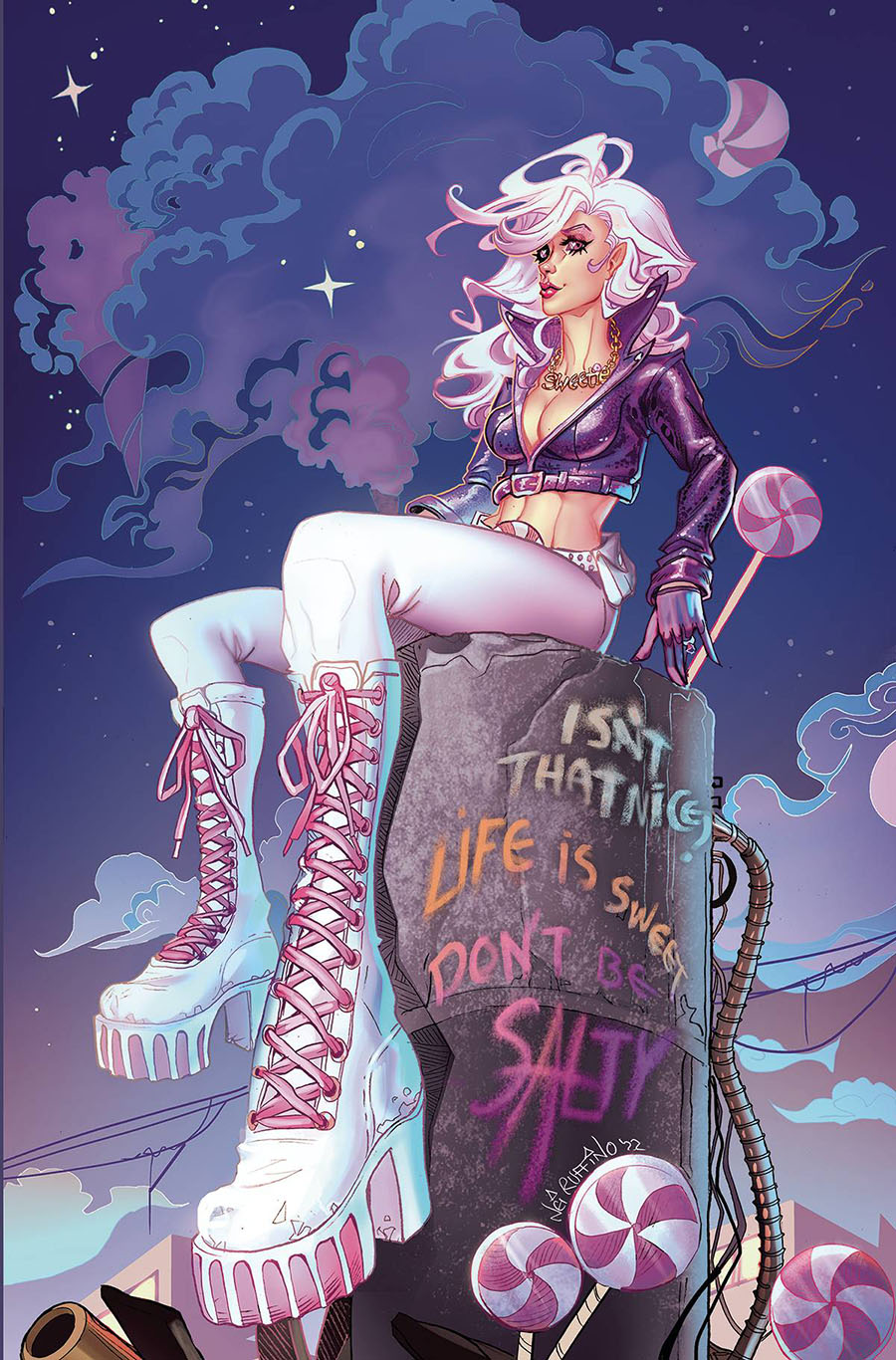 Sweetie Candy Vigilante #4 Cover K Incentive Nei Ruffino Virgin Cover