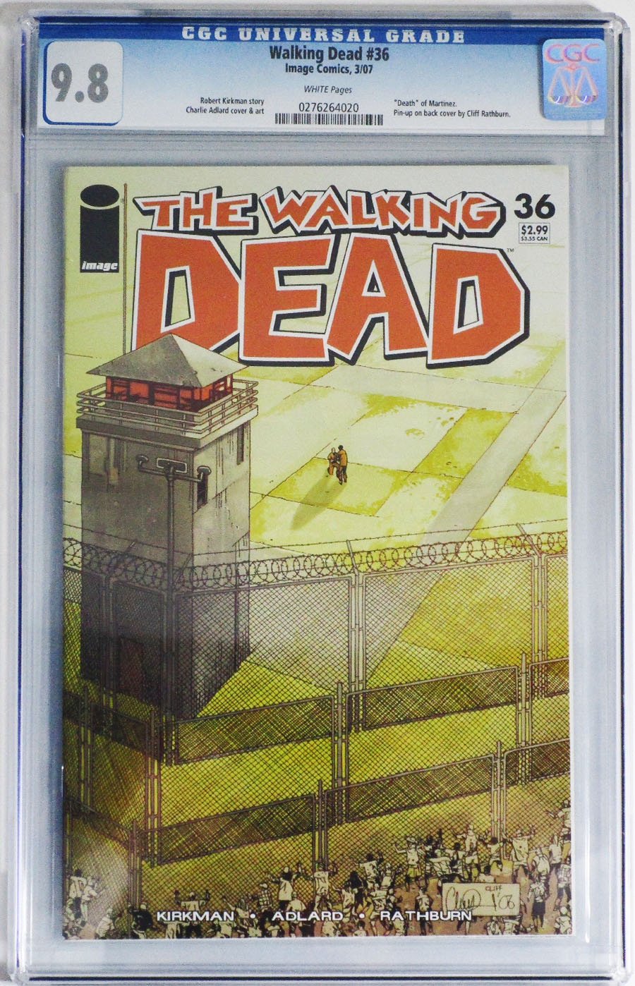 Walking Dead #36 Cover B CGC 9.8