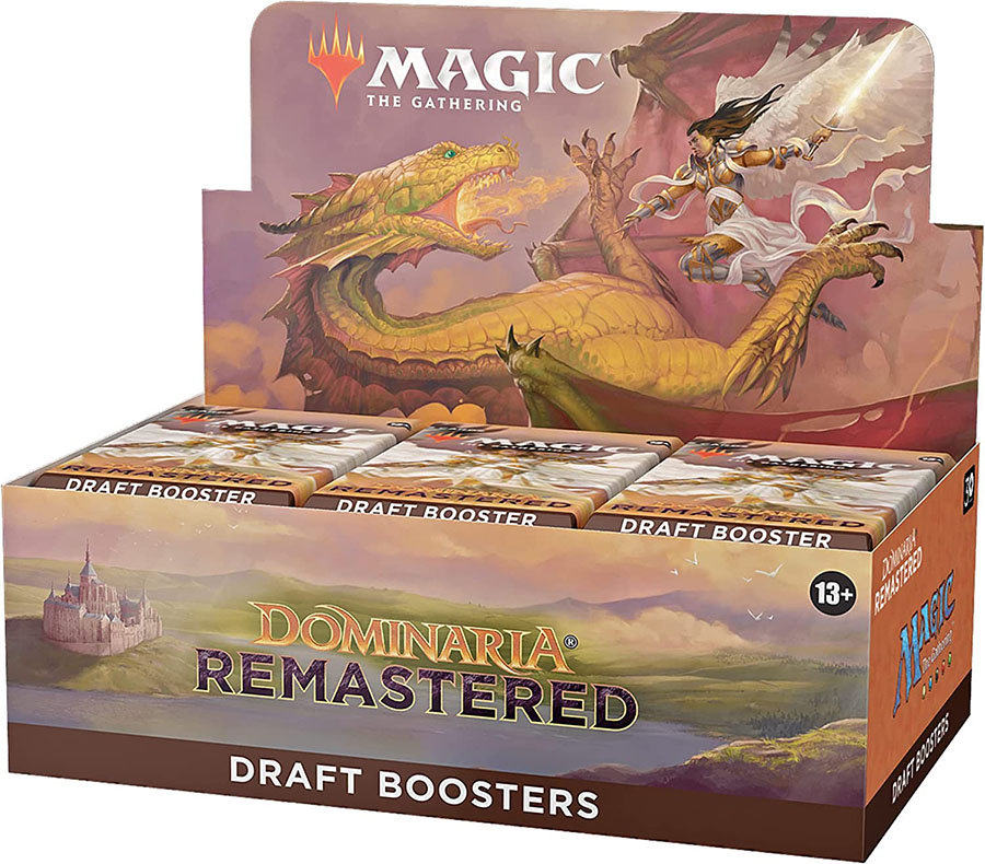 Magic The Gathering Dominaria Remastered Draft Booster Display