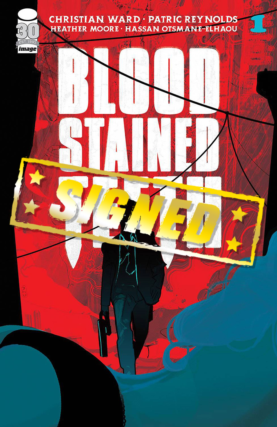 Blood-Stained Teeth #1 Cover K Incentive Christian Ward Variant Cover Signed By Christian Ward
