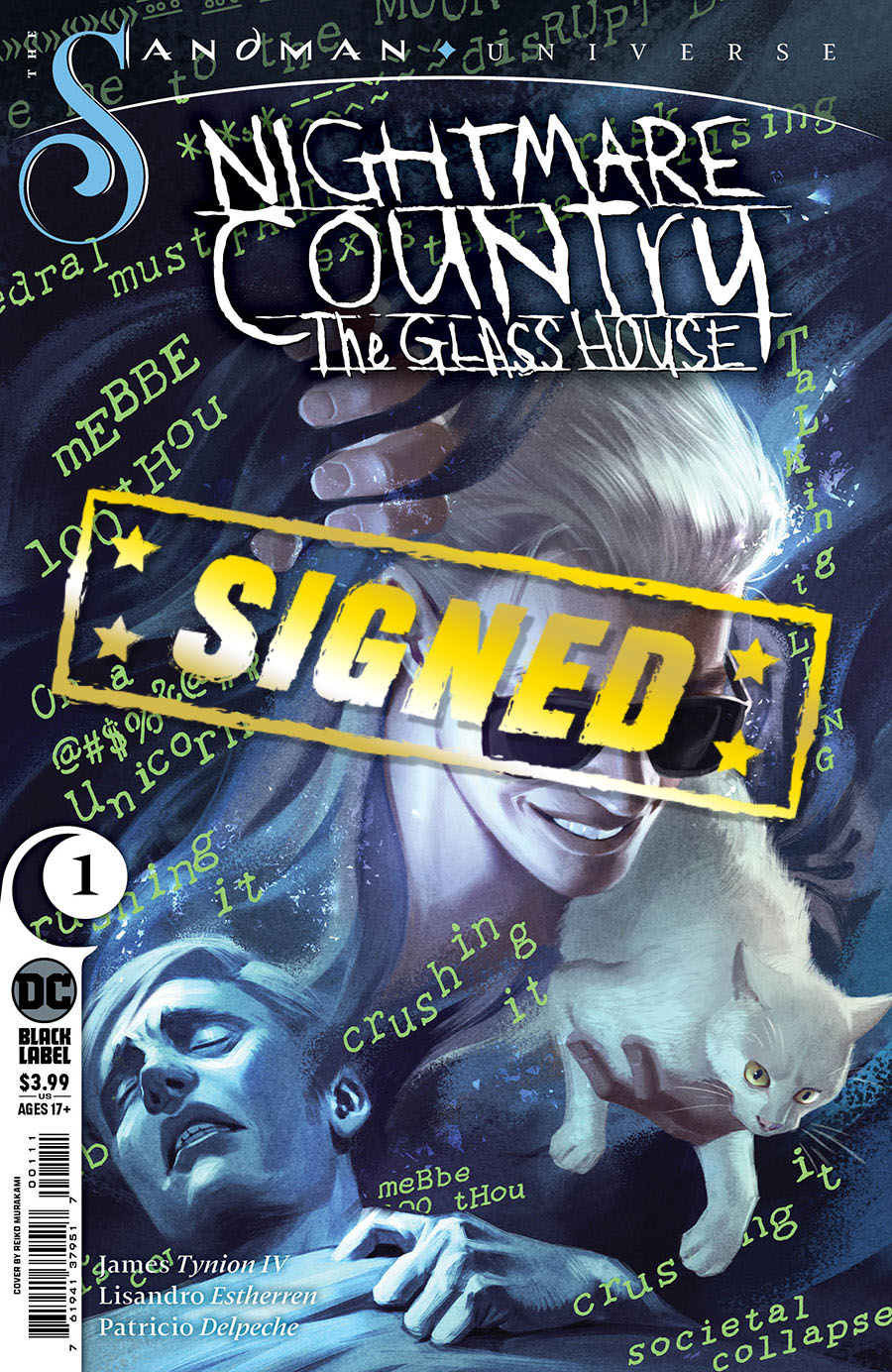 Sandman Universe Nightmare Country The Glass House #1 Cover G Regular Reiko Murakami Cover Signed By James Tynion IV
