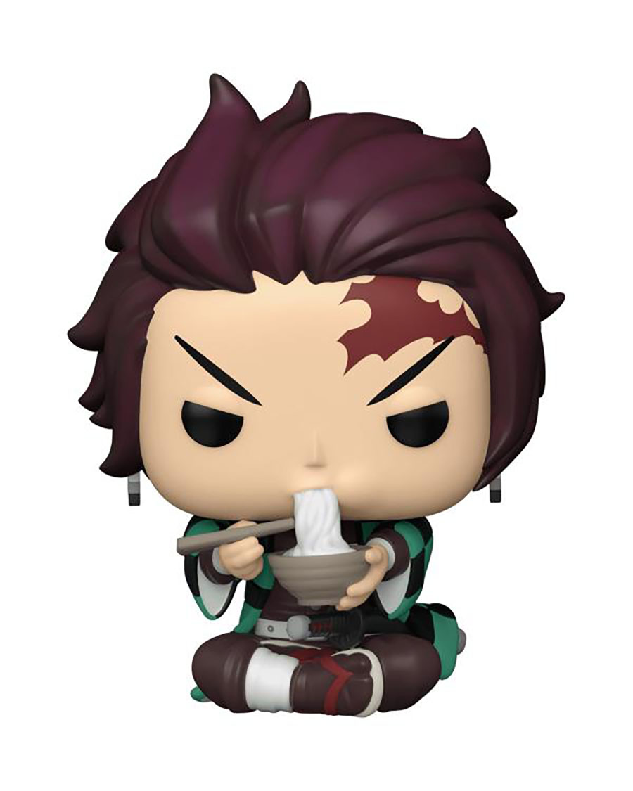 POP Animation Demon Slayer Kimetsu No Yaiba Tanjiro With Noodles Vinyl Figure