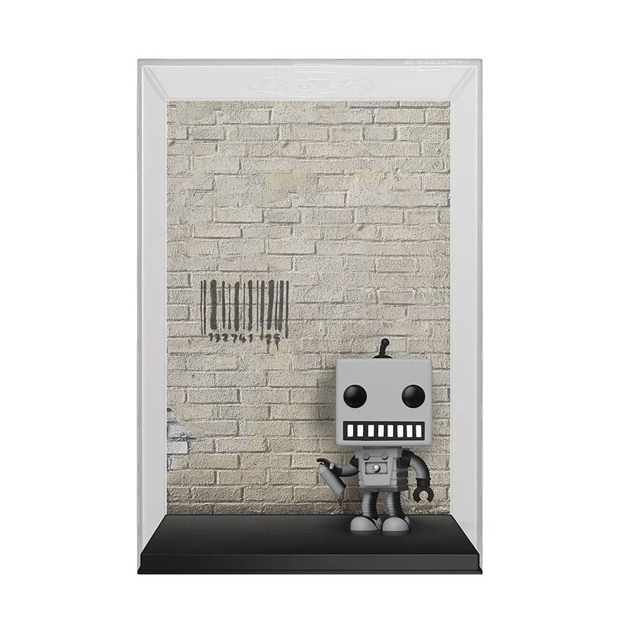 POP Art Cover Brandalised Tagging Robot Vinyl Figure