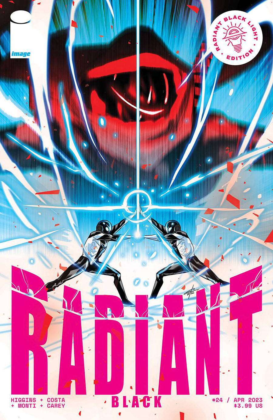 Radiant Black #24 Cover D Variant Blacklight Edition