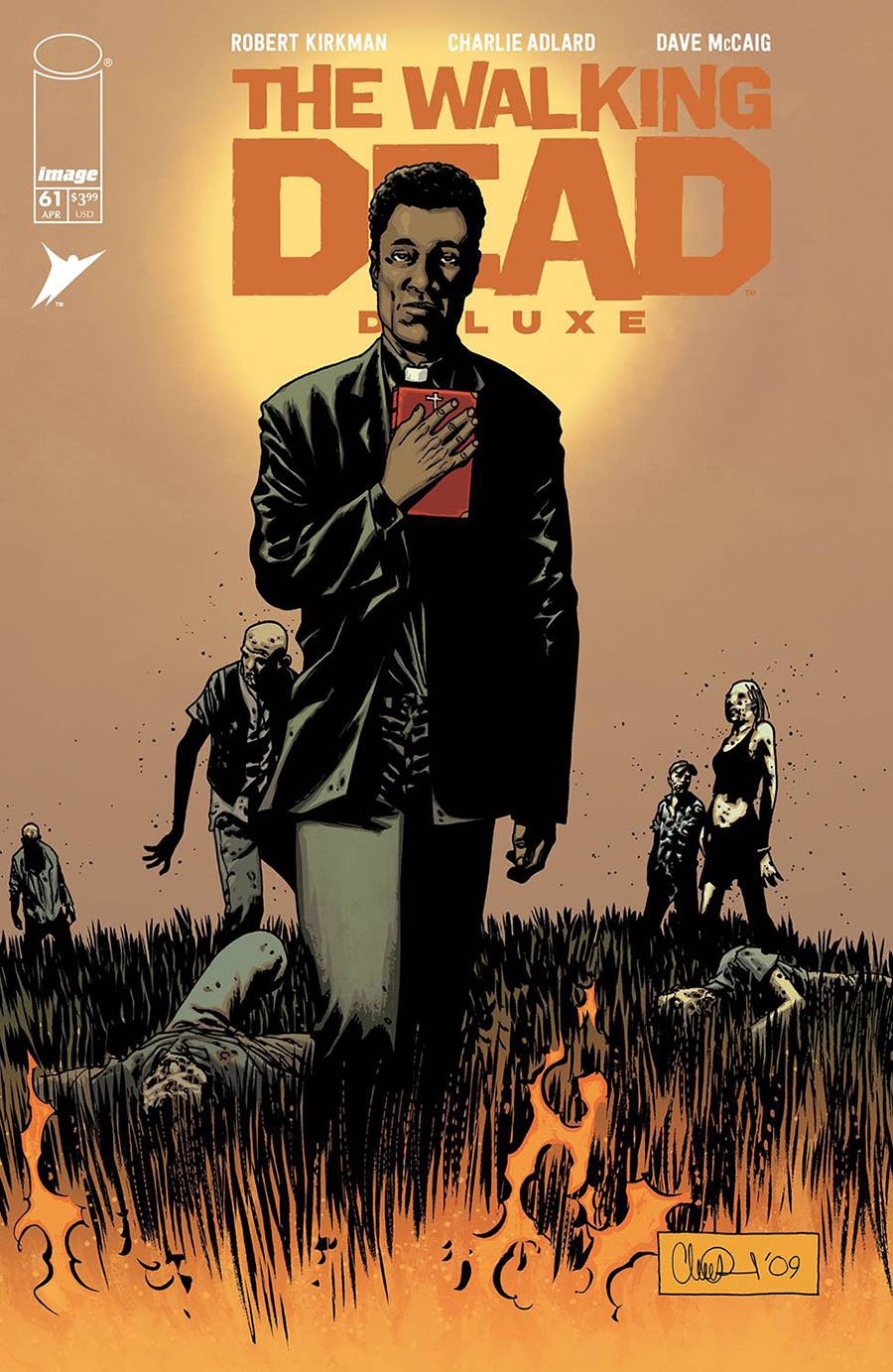 Walking Dead Deluxe #61 Cover B Variant Charlie Adlard & Dave McCaig Cover