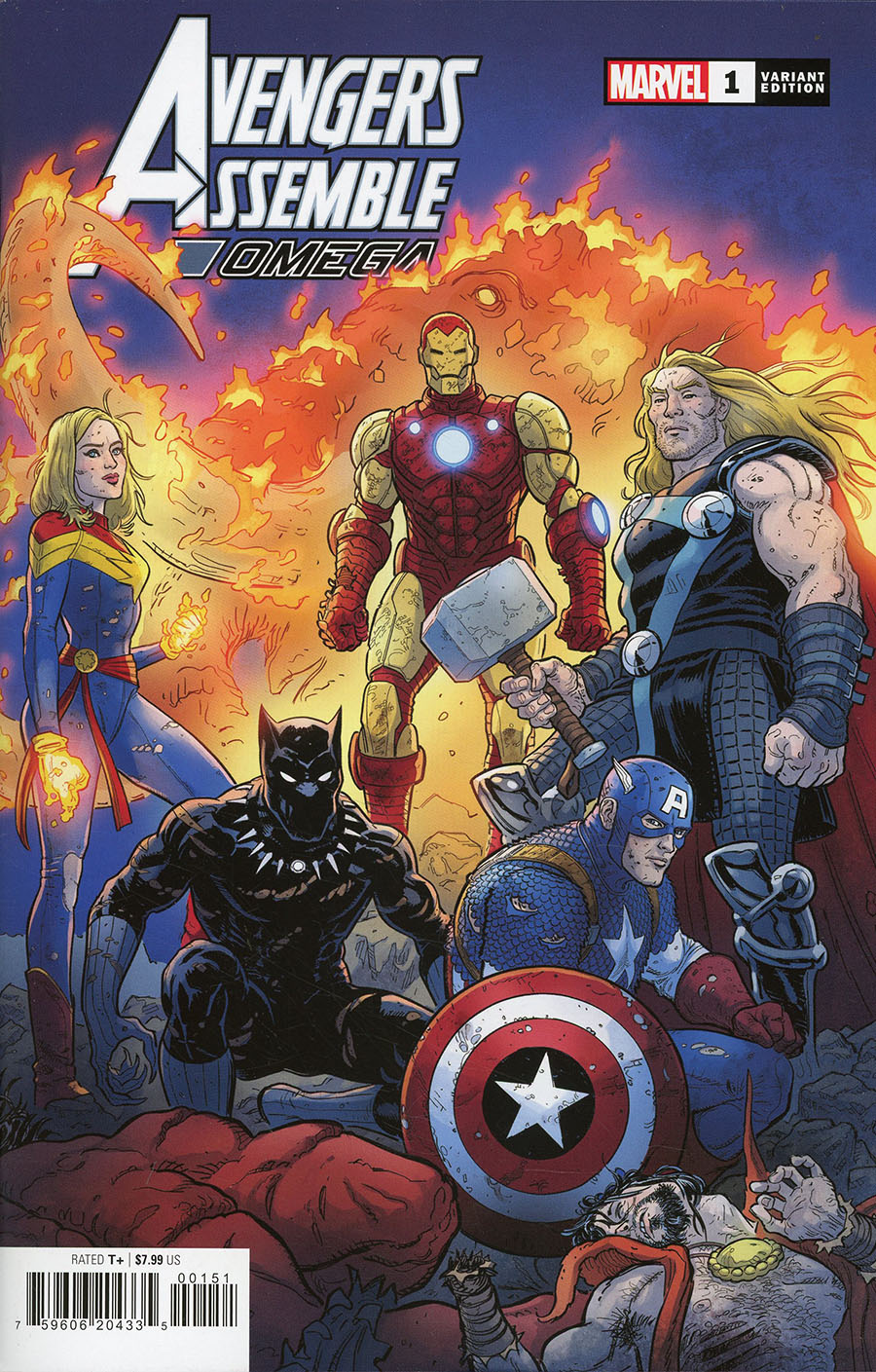 Avengers Assemble Omega #1 (One Shot) Cover D Variant Steve Skroce Cover (Avengers Assemble Part 10)