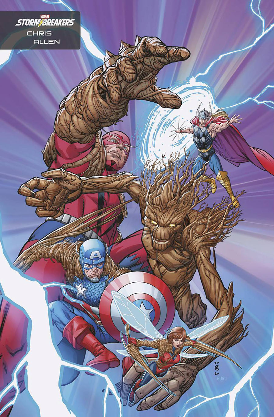 Avengers War Across Time #4 Cover B Variant Chris Allen Stormbreakers Cover