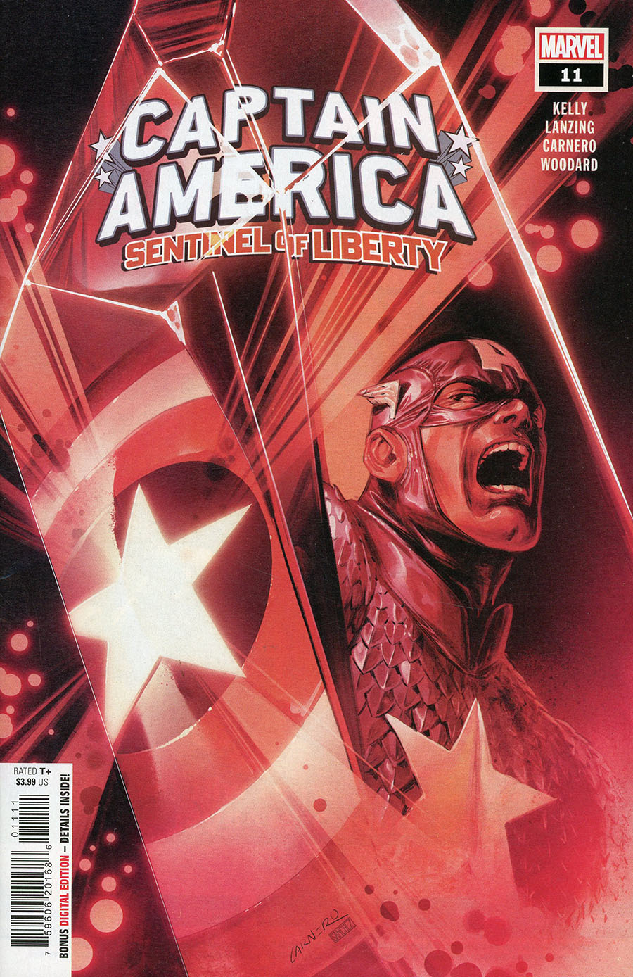 Captain America Sentinel Of Liberty Vol 2 #11 Cover A Regular Carmen Carnero Cover (Captain America Cold War Prelude)