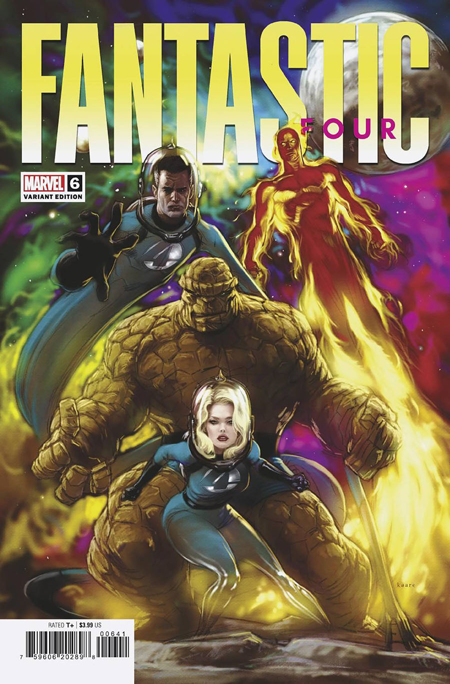 Fantastic Four Vol 7 #6 Cover C Variant Kaare Andrews Cover