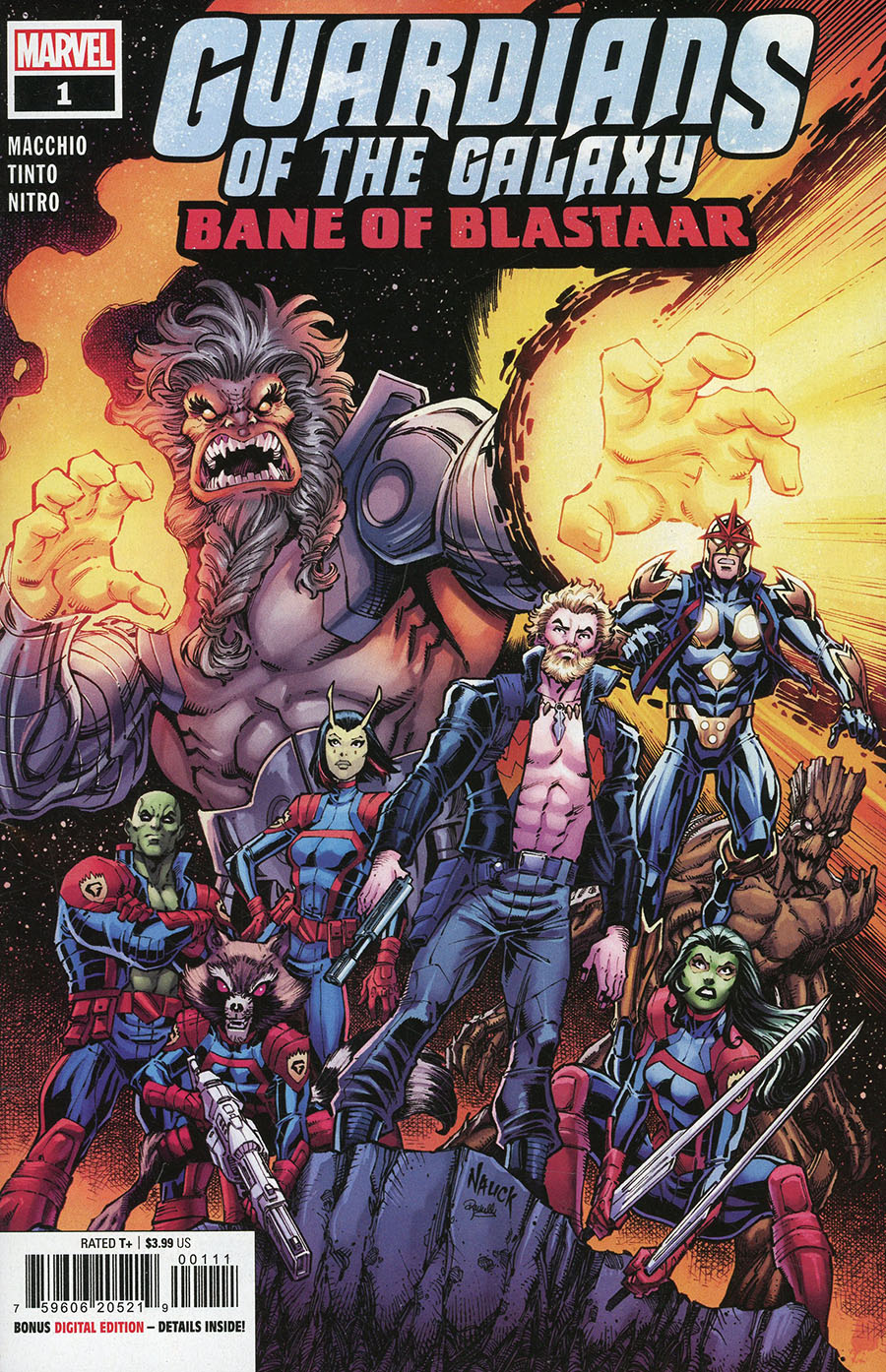 Guardians Of The Galaxy Bane Of Blastaar #1 (One Shot) Cover A Regular Todd Nauck Cover