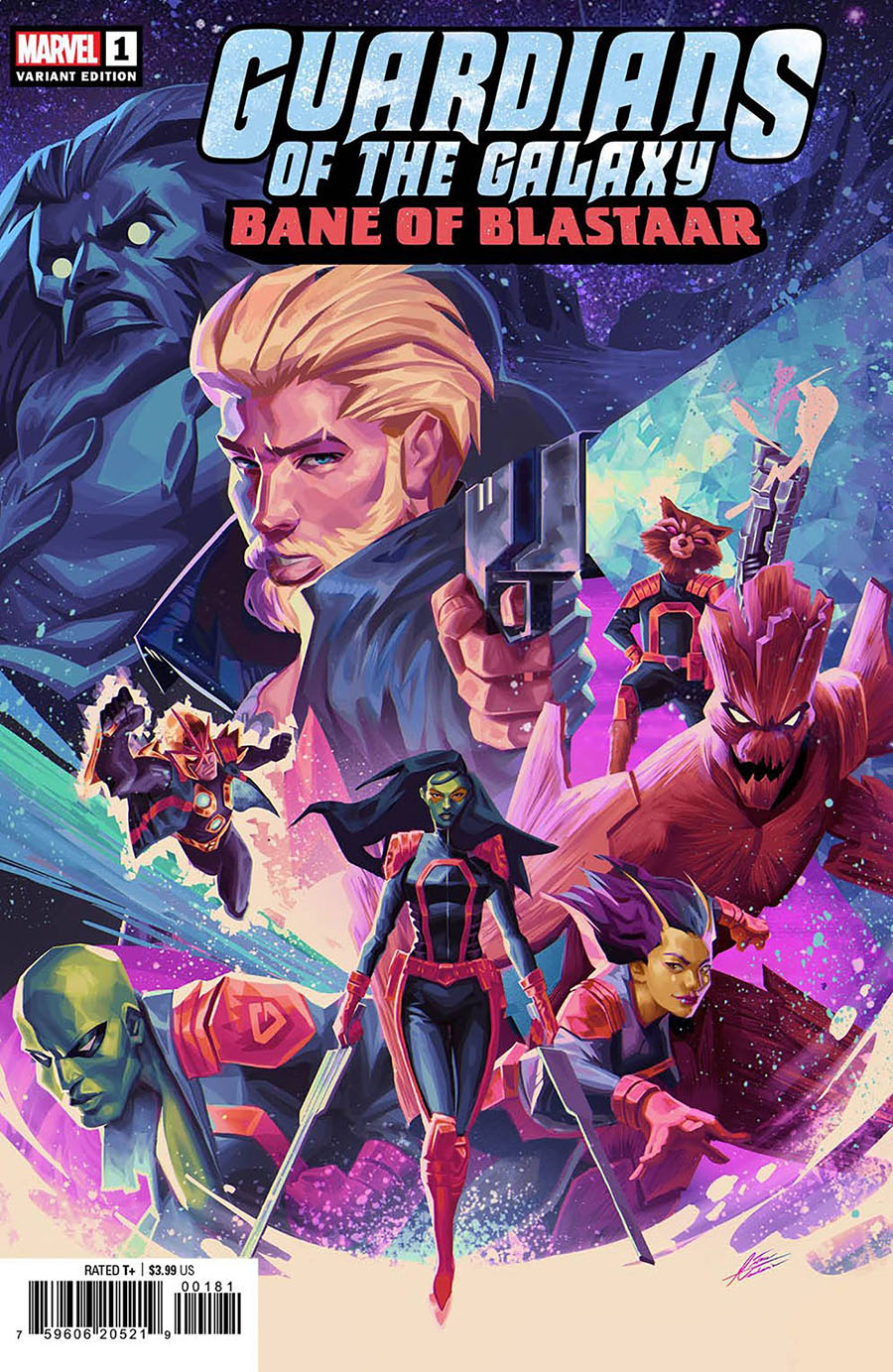 Guardians Of The Galaxy Bane Of Blastaar #1 (One Shot) Cover C Variant Mateus Manhanini Cover
