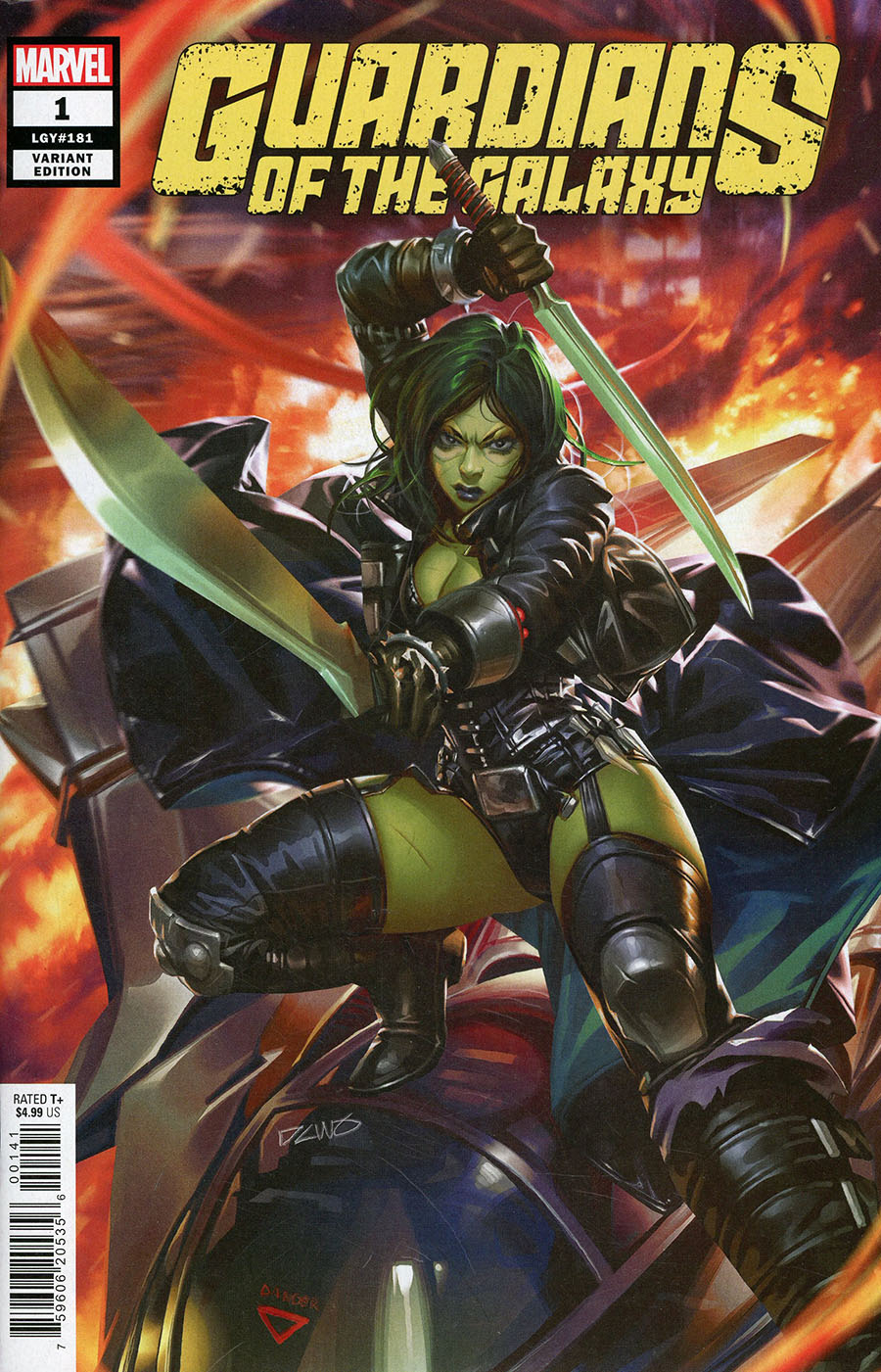Guardians Of The Galaxy Vol 7 #1 Cover C Variant Derrick Chew Cover