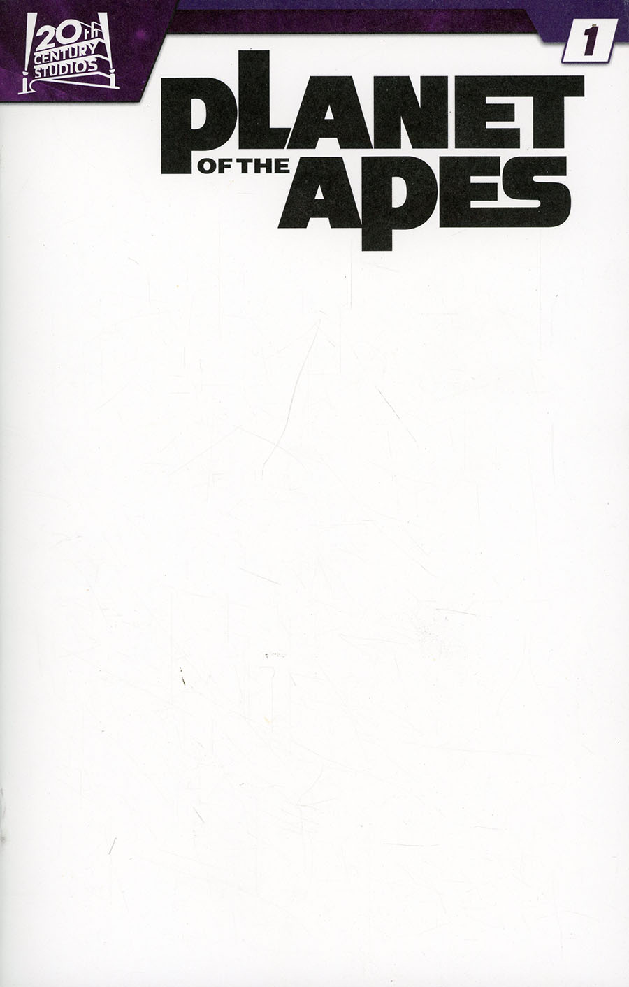 Planet Of The Apes Vol 4 #1 Cover F Variant Blank Cover