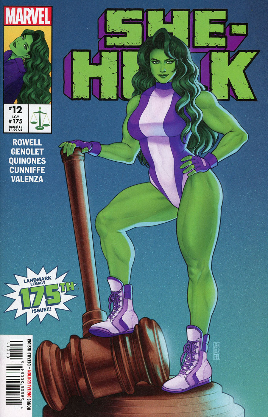 She-Hulk Vol 4 #12 Cover A Regular Jen Bartel Cover (#175)