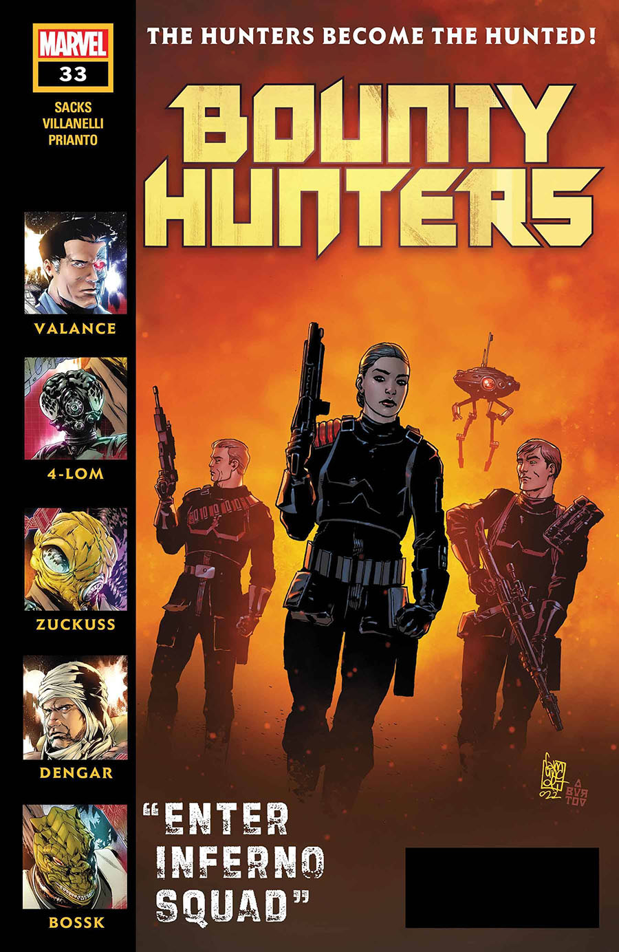 Star Wars Bounty Hunters #33 Cover A Regular Giuseppe Camuncoli Cover