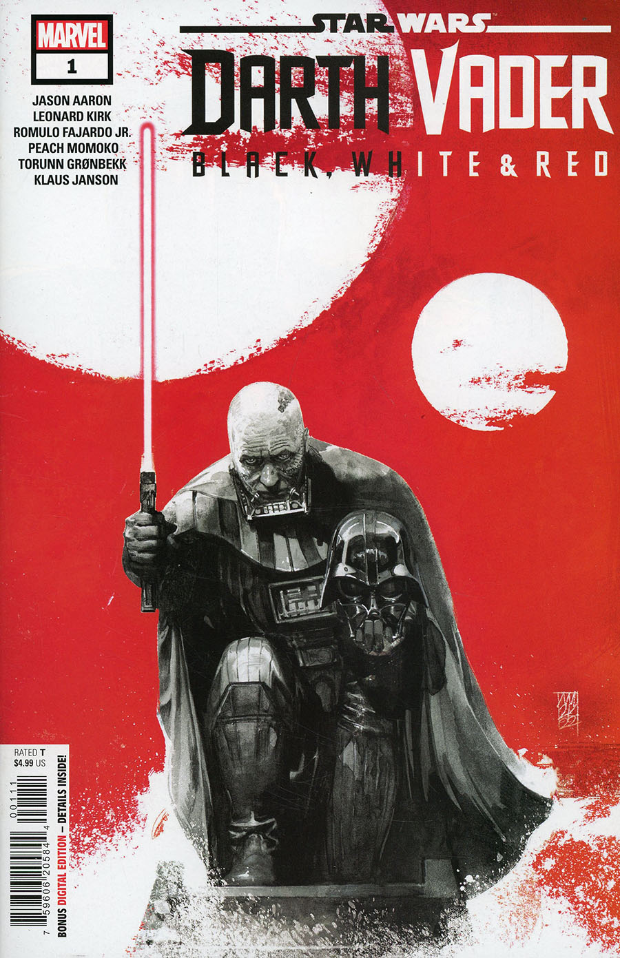 Star Wars Darth Vader Black White And Red #1 Cover A Regular Alex Maleev Cover