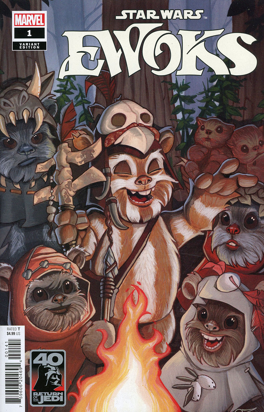 Star Wars Return Of The Jedi Ewoks #1 (One Shot) Cover D Variant Chrissie Zullo Cover