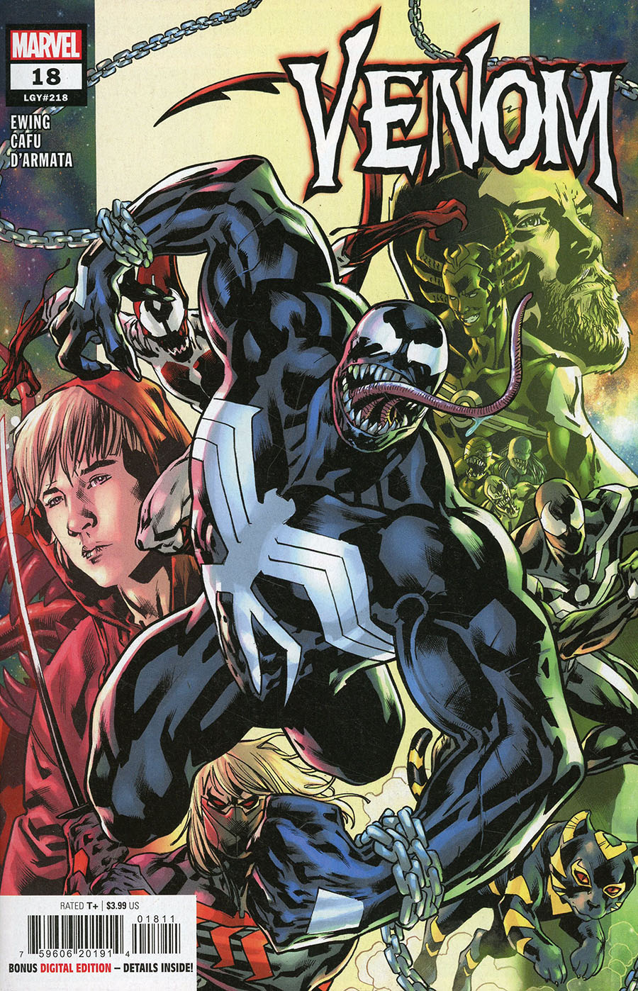 Venom Vol 5 #18 Cover A Regular Bryan Hitch Cover