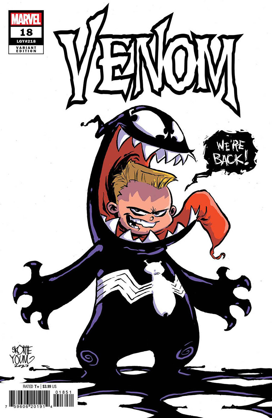 Venom Vol 5 #18 Cover D Variant Skottie Young Cover (Limit 1 Per Customer)