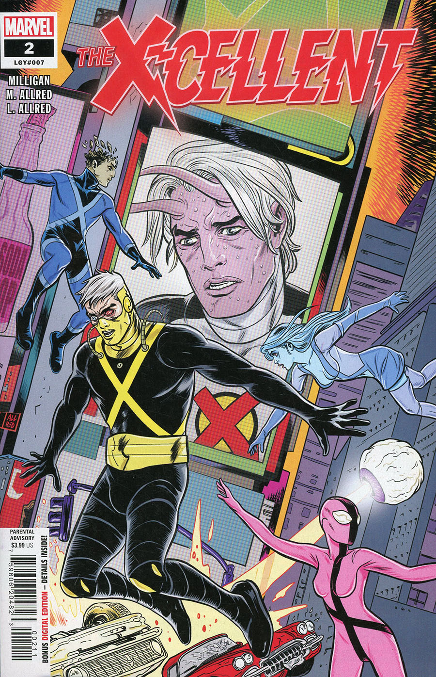 X-Cellent Vol 2 #2 Cover A Regular Michael Allred Cover