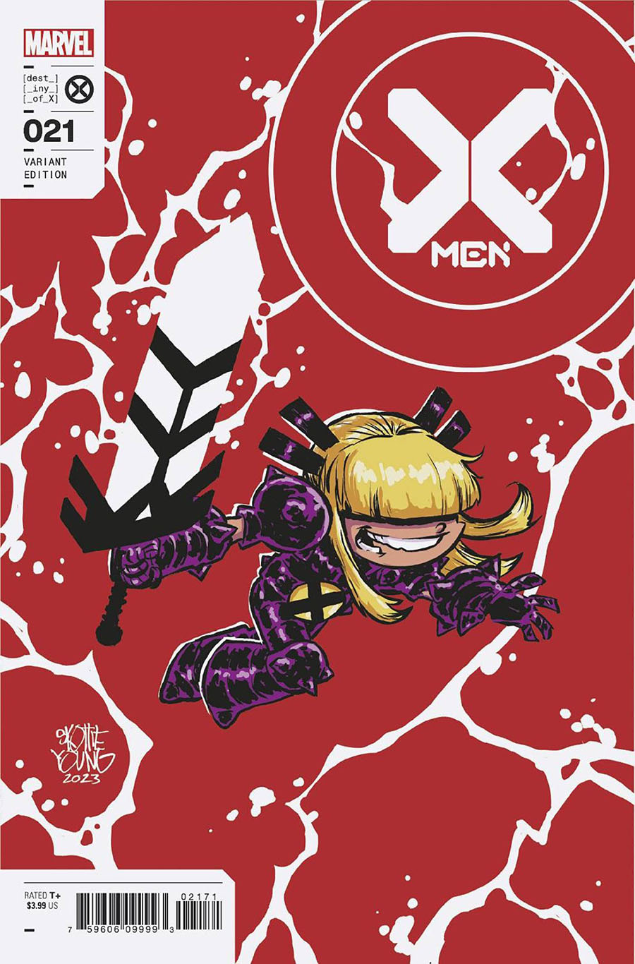 X-Men Vol 6 #21 Cover E Variant Skottie Young Cover (Revenge Of The Brood Tie-In)