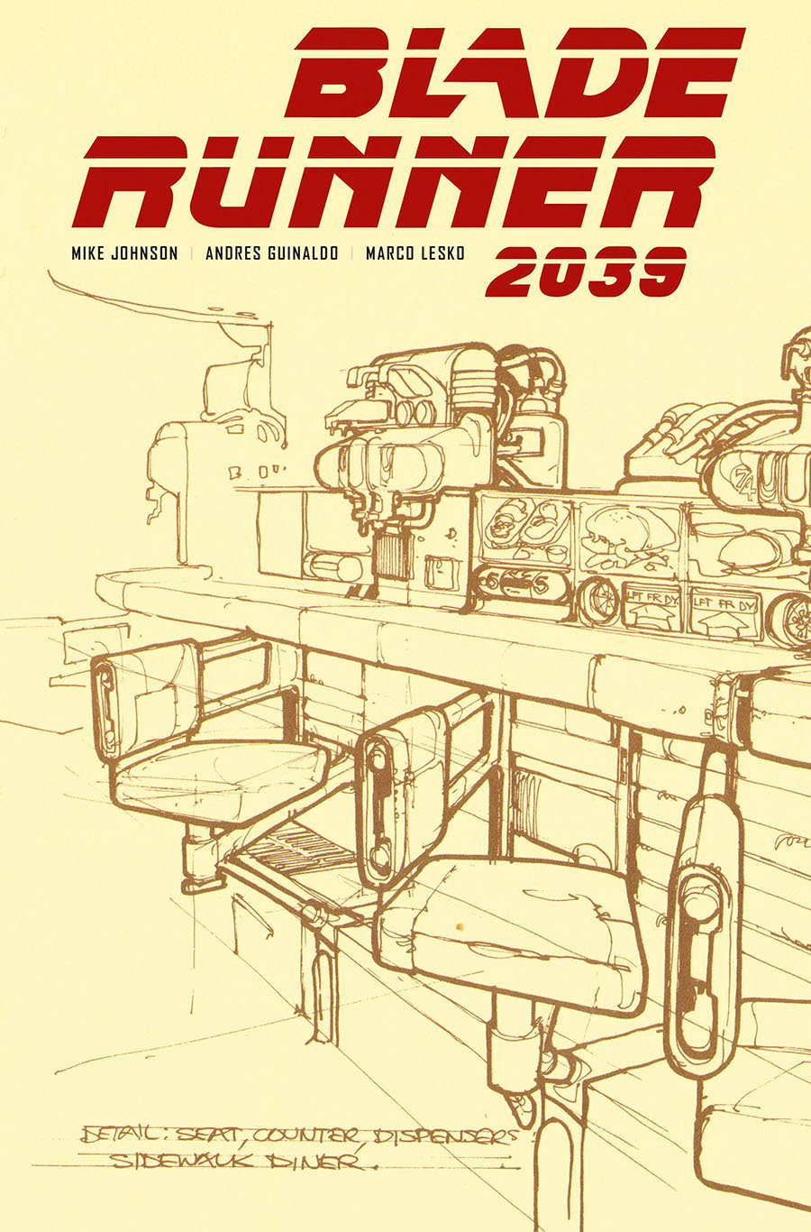 Blade Runner 2039 #5 Cover C Variant Syd Mead Blade Runner Film Concept Art Cover
