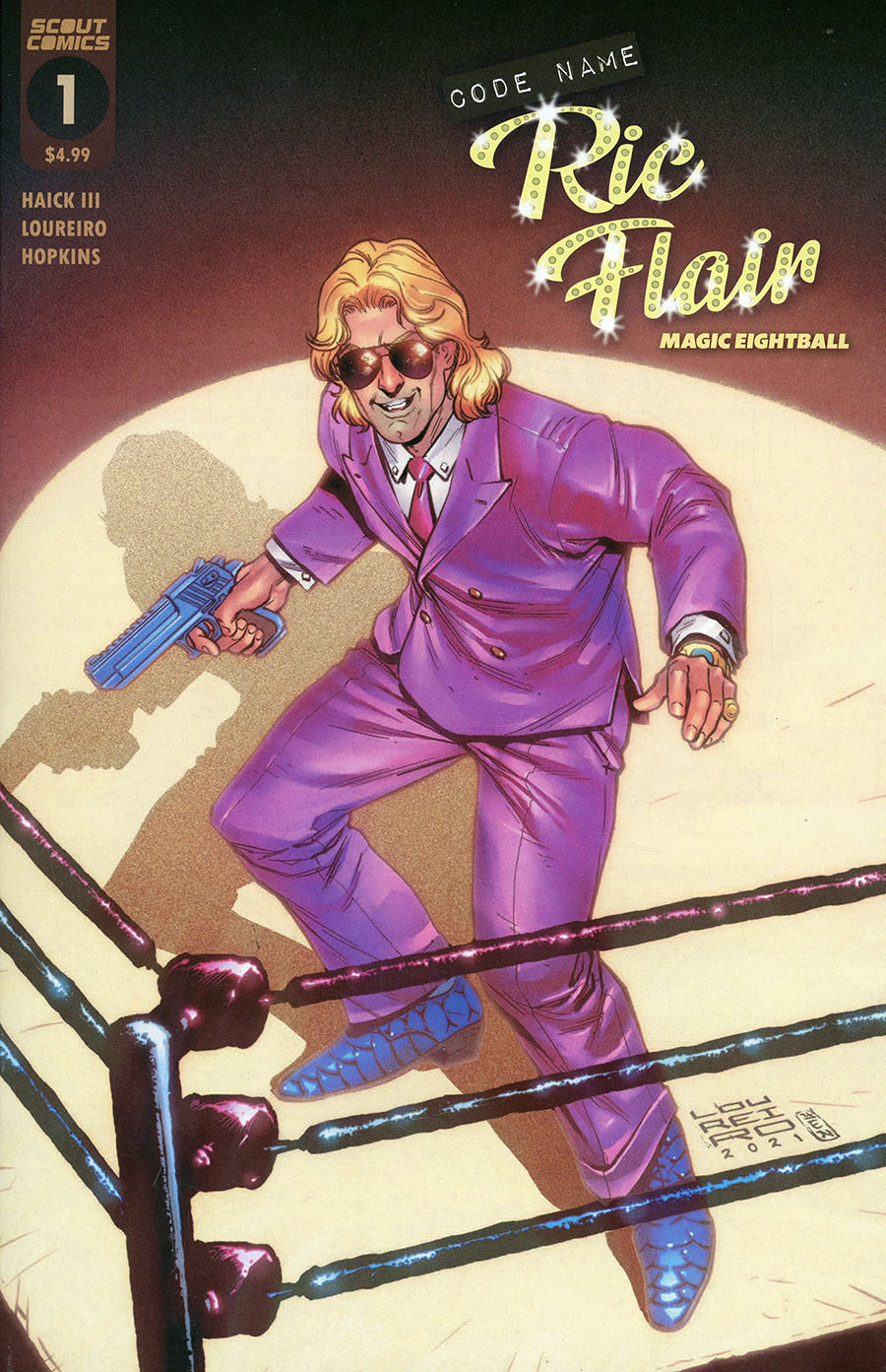 Codename Ric Flair Magic Eightball #1 Cover A Regular Rafael Loureiro Cover