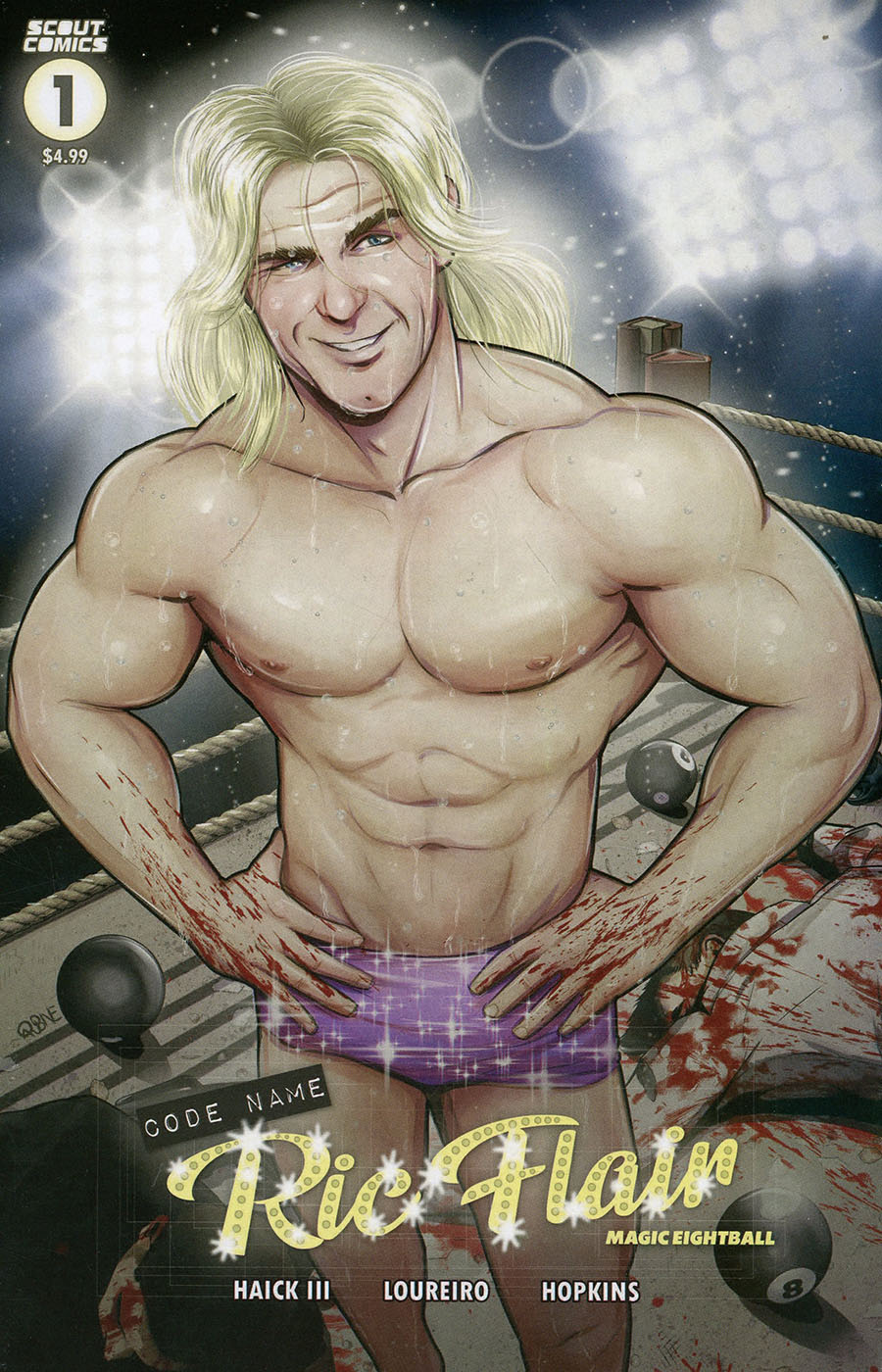 Codename Ric Flair Magic Eightball #1 Cover C Variant Ruben Cubiles Cover