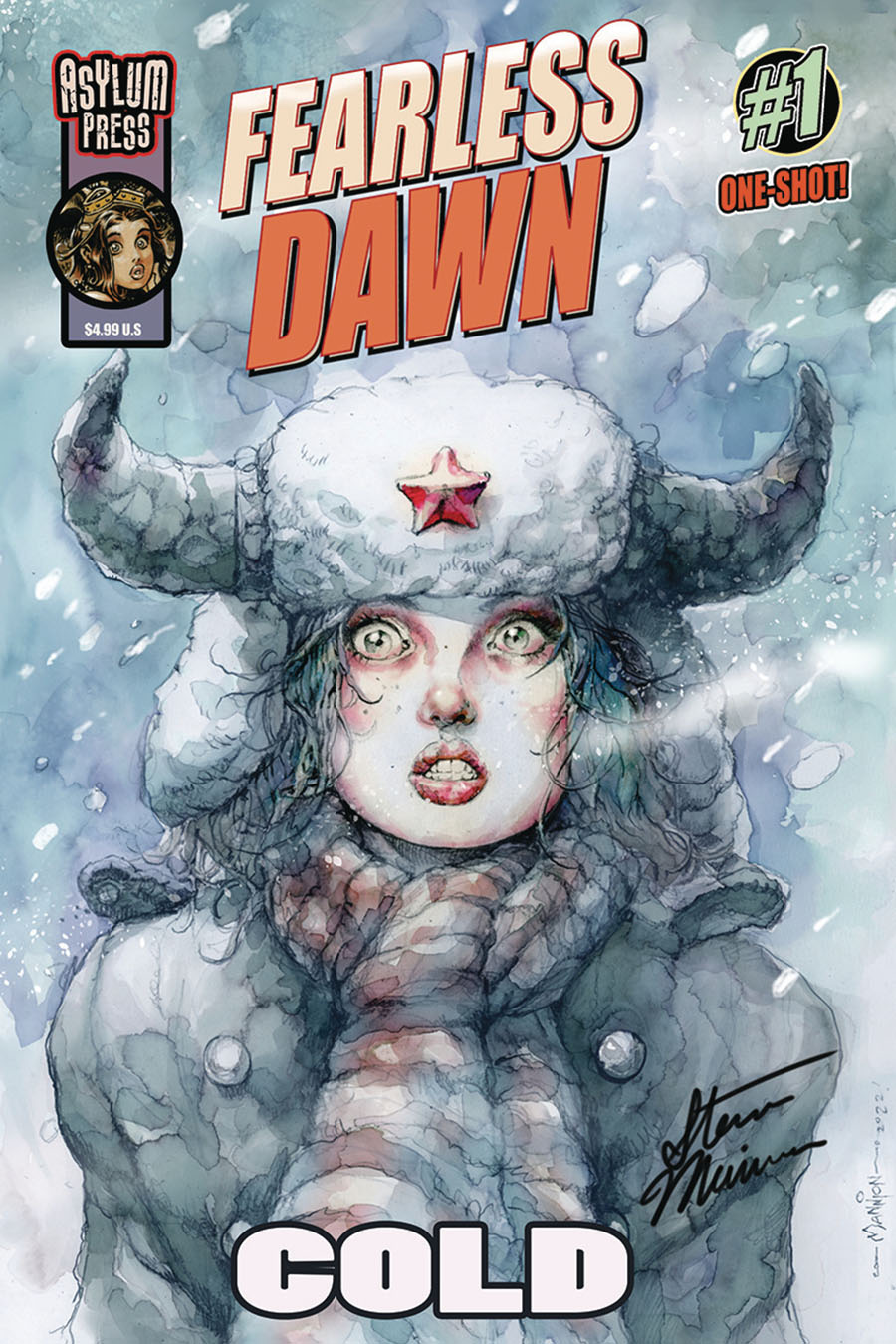 Fearless Dawn Cold #1 (One Shot) Cover E Regular Steve Mannion Cover Signed Edition
