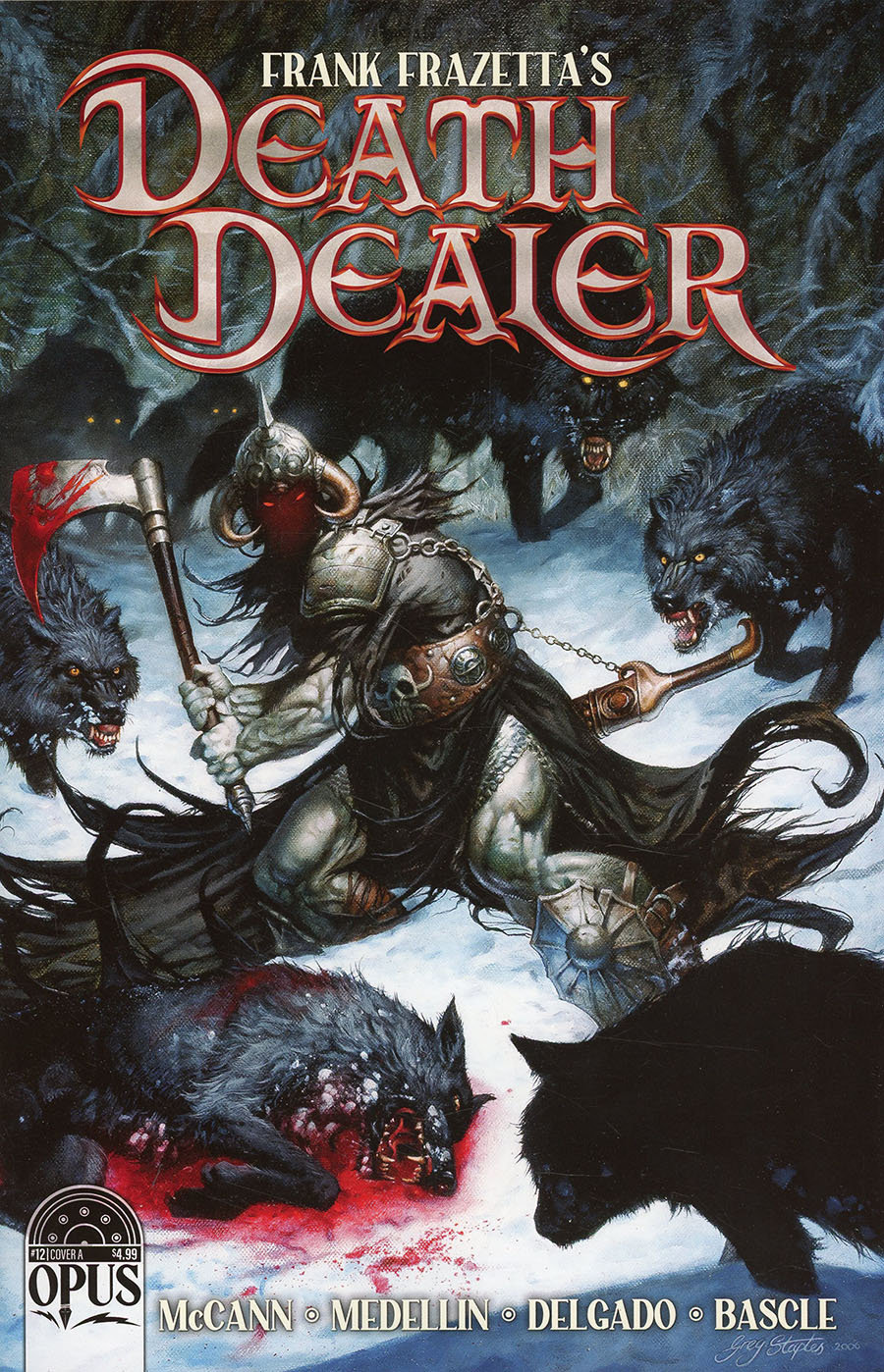 Frank Frazettas Death Dealer Vol 2 #12 Cover A Regular Greg Staples Cover