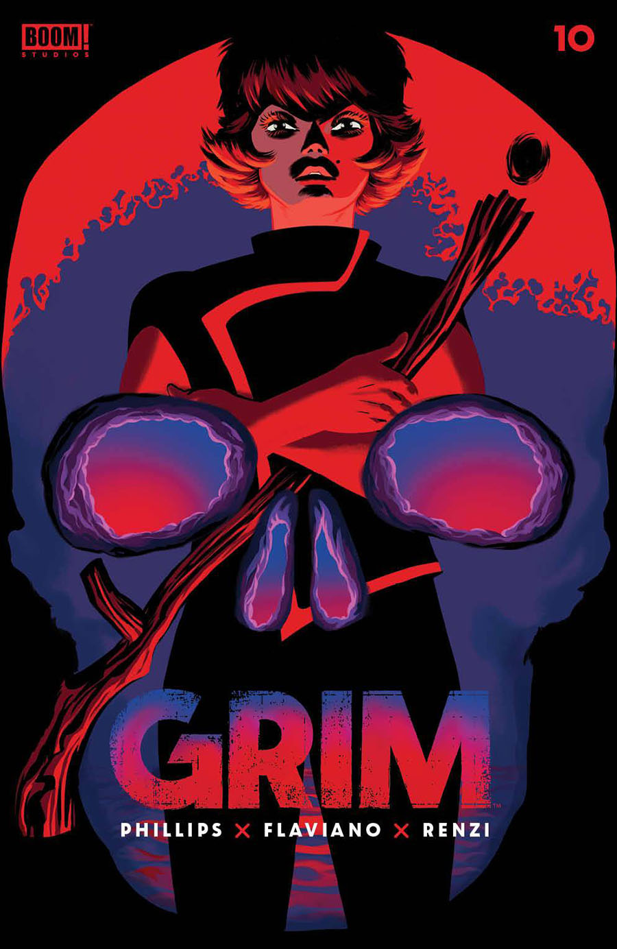 Grim #10 Cover F Variant Javier Rodriguez Reveal Cover