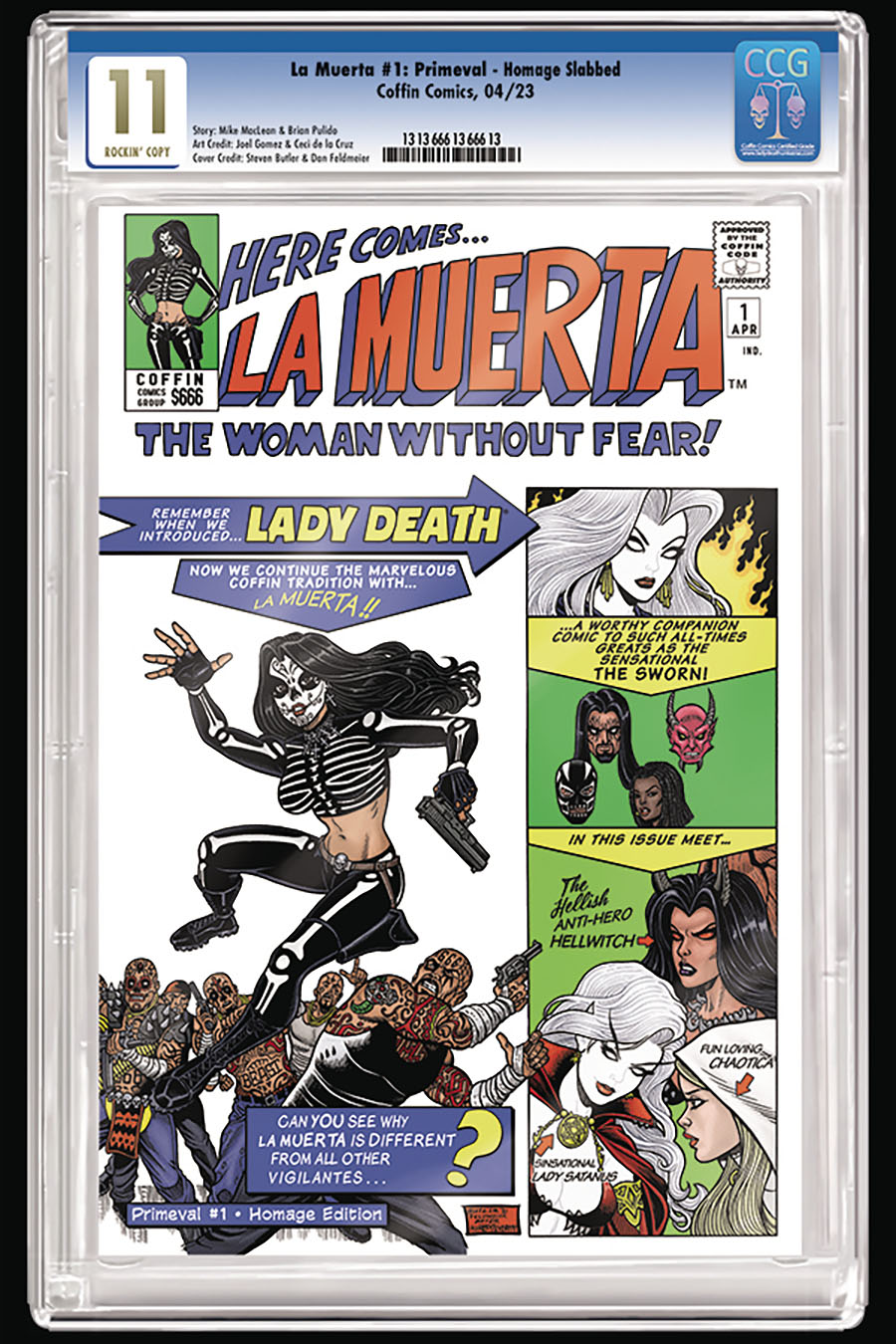 La Muerta Primeval #1 (One Shot) Cover D Variant Steven Butler Homage Cover