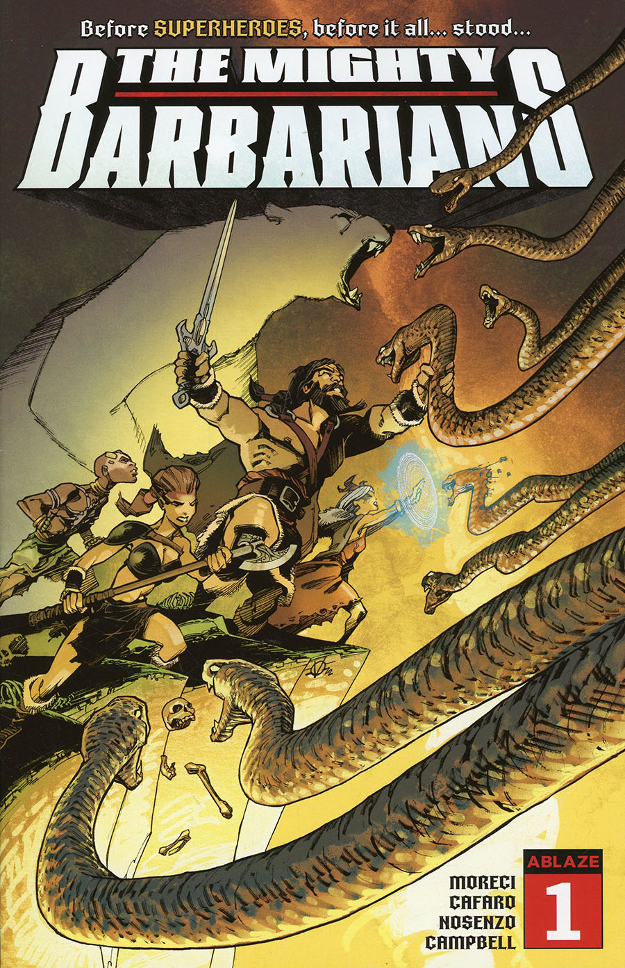 Mighty Barbarians #1 Cover A Regular Olivier Vatine Cover
