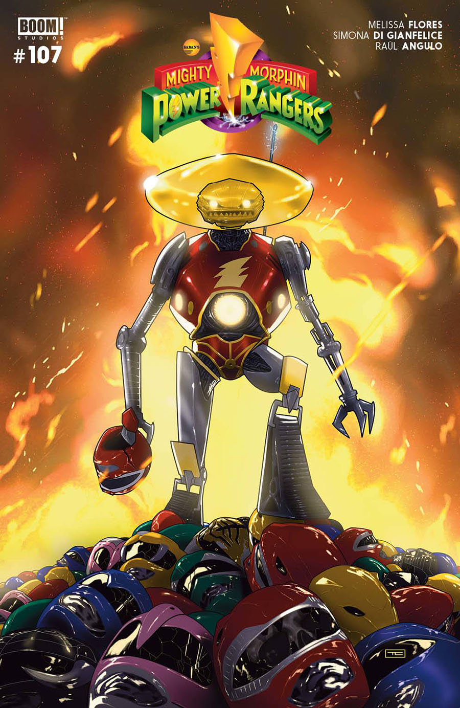Mighty Morphin Power Rangers (BOOM Studios) #107 Cover A Regular Taurin Clarke Cover