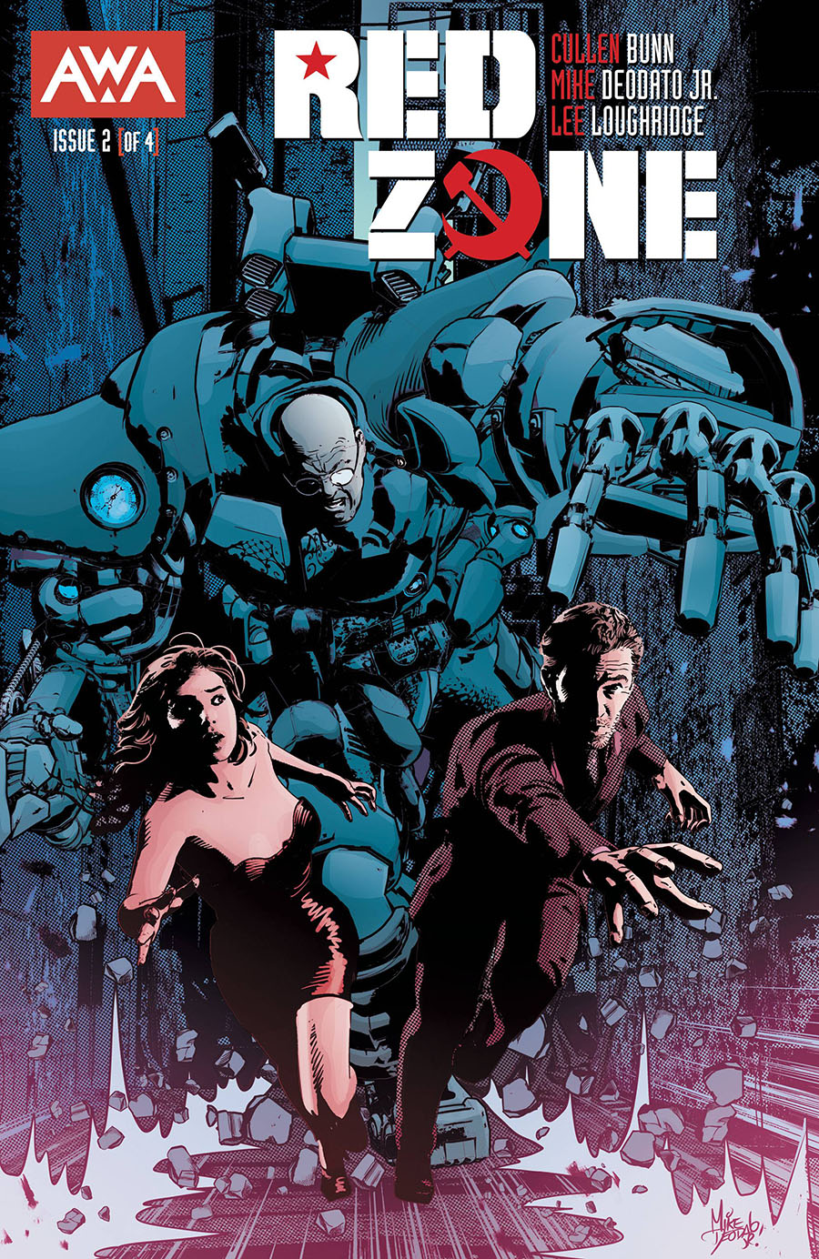 Red Zone #2 Cover B Variant Mike Deodato Jr & Lee Loughridge Cover