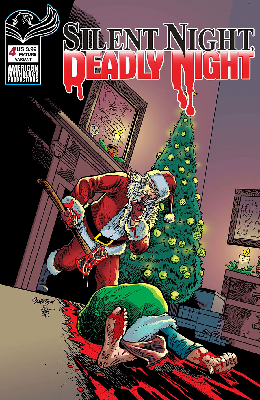 Silent Night Deadly Night #4 Cover B Variant Buz Hasson Cover