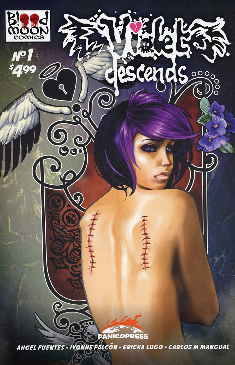 Violet Descends #1 Cover A Regular Ivonne Falcon Cover