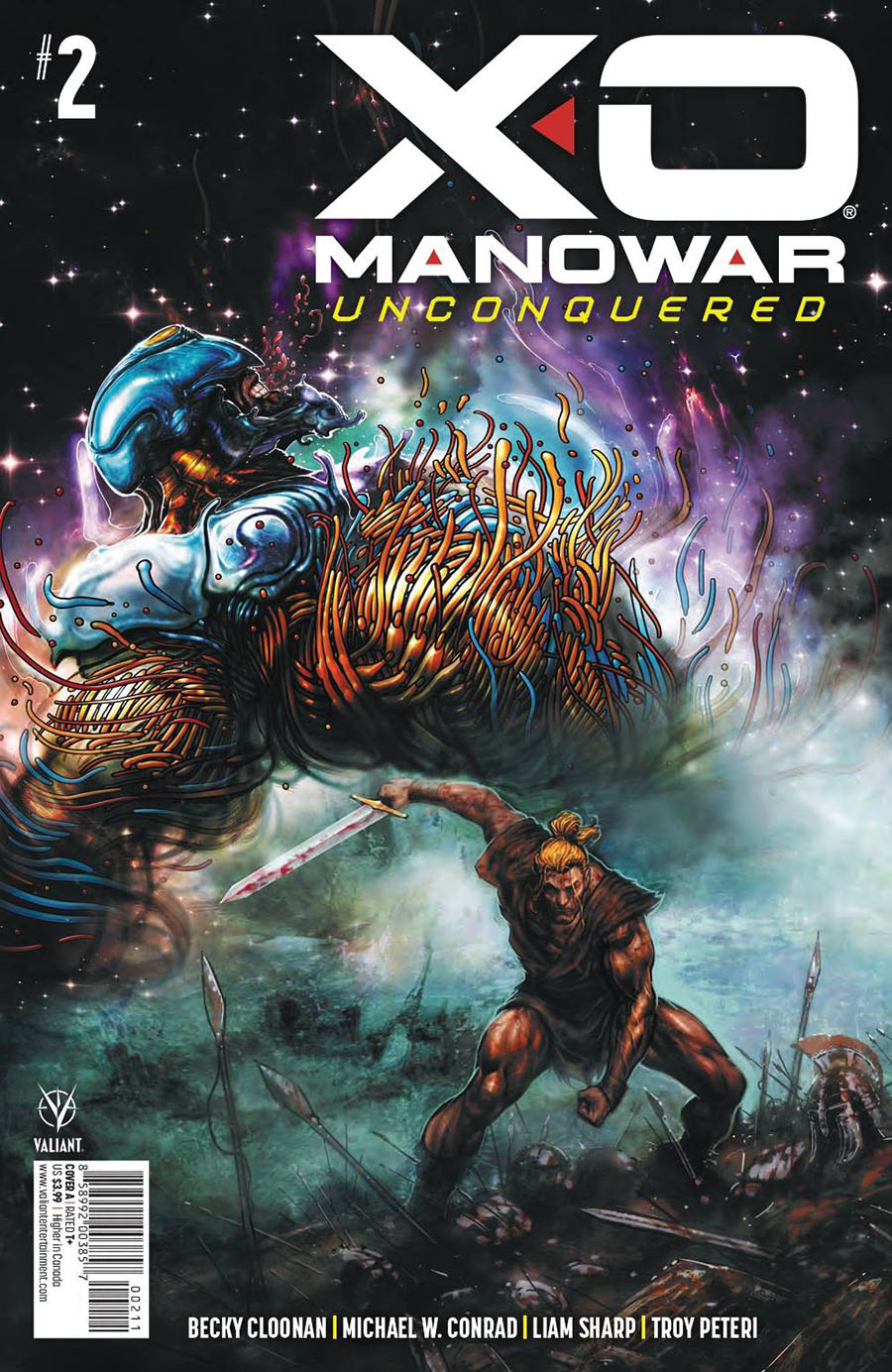X-O Manowar Unconquered #2 Cover A Regular Liam Sharp Cover