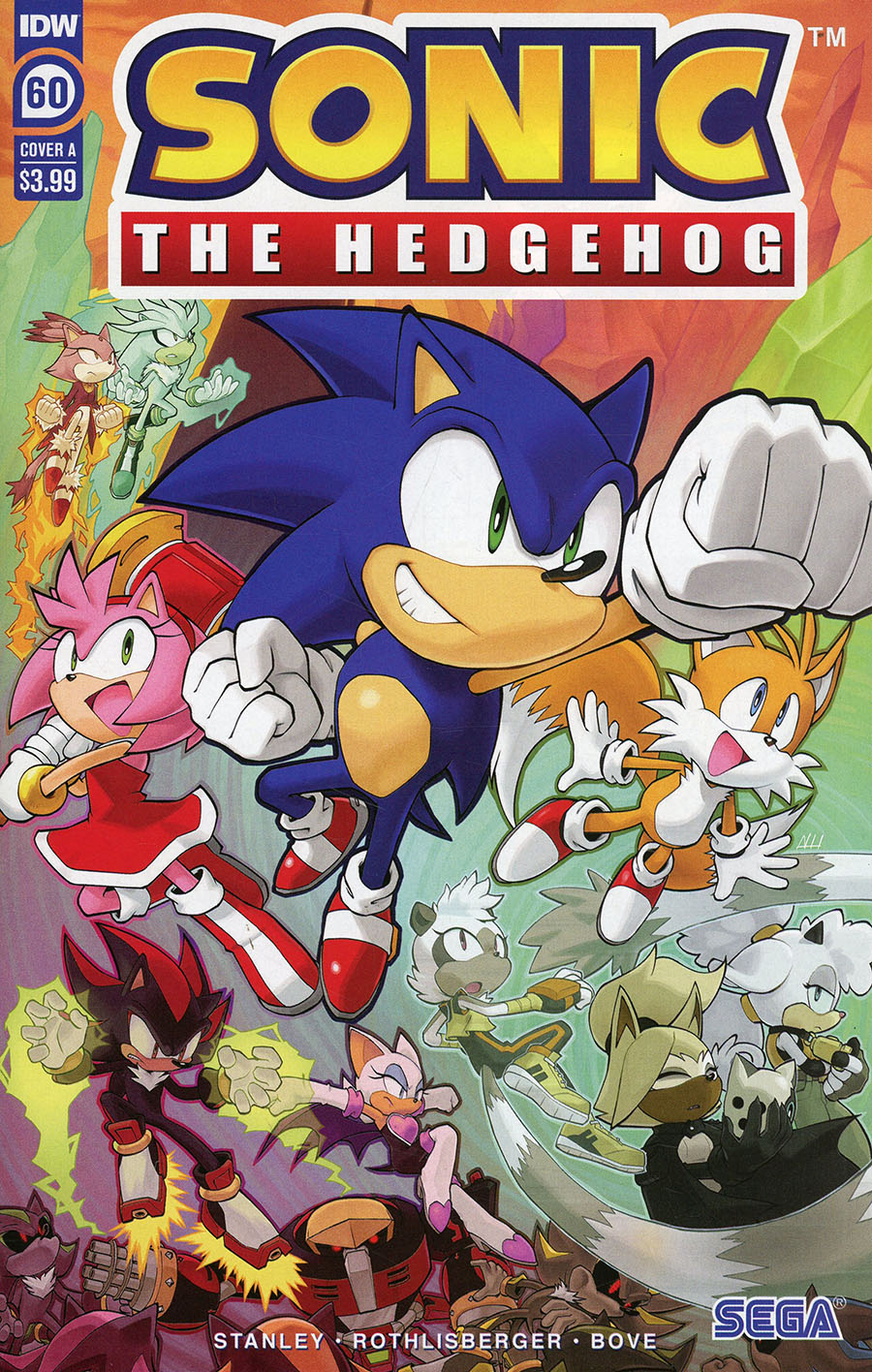 Sonic The Hedgehog Vol 3 #60 Cover A Regular Aaron Hammerstrom Cover