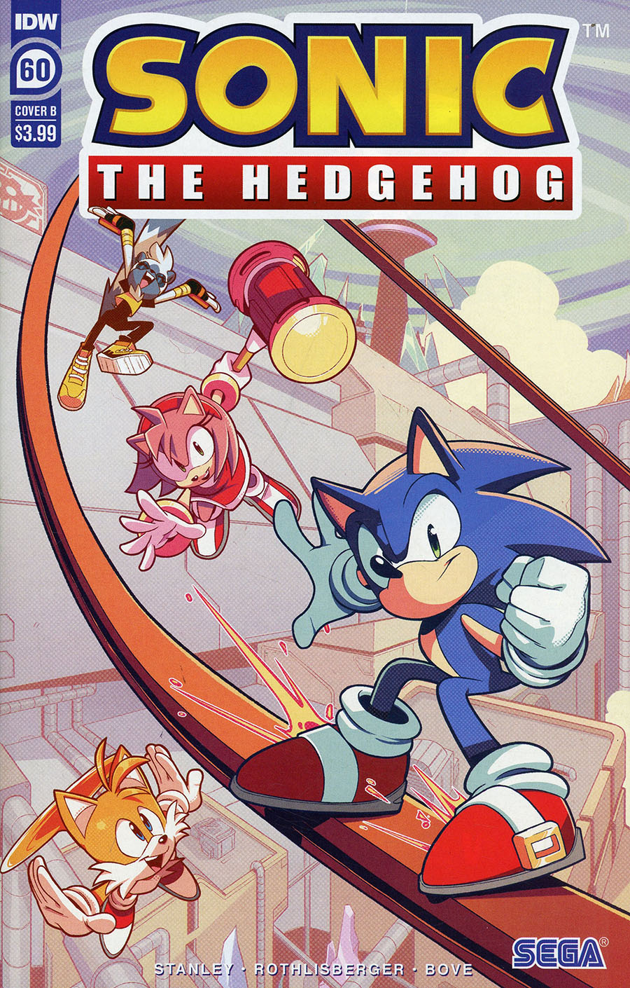 Sonic The Hedgehog Vol 3 #60 Cover B Variant Bracardi Curry Cover