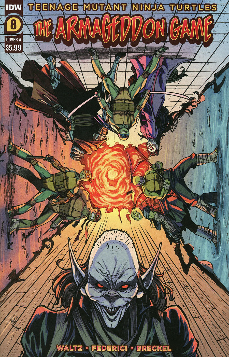Teenage Mutant Ninja Turtles Armageddon Game #8 Cover A Regular Vincenzo Federici Cover