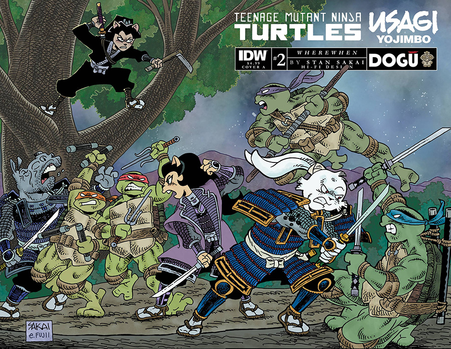 Teenage Mutant Ninja Turtles Usagi Yojimbo WhereWhen #2 Cover A Regular Stan Sakai Cover