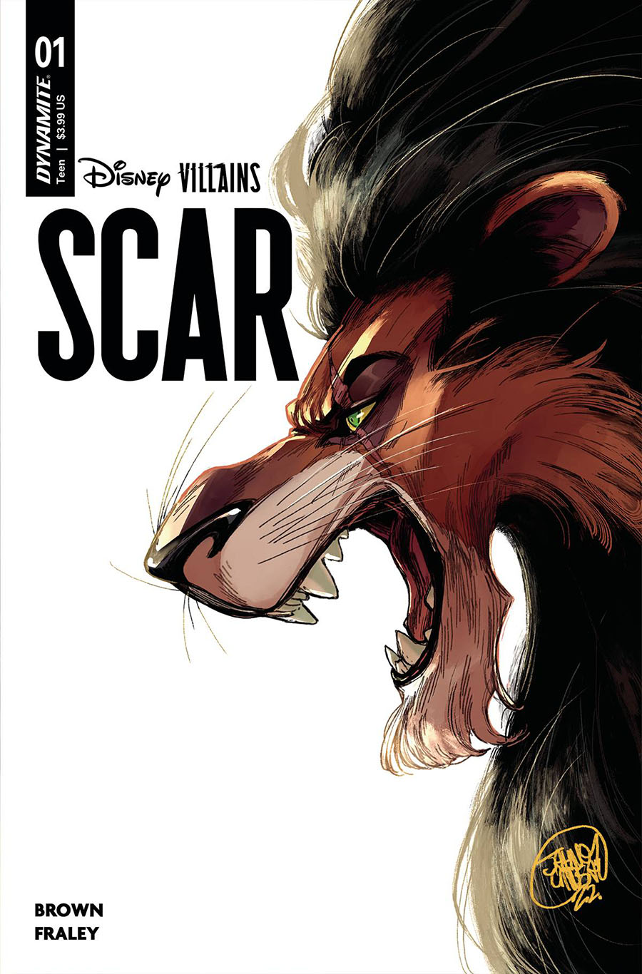 Disney Villains Scar #1 Cover A Regular Jahnoy Lindsay Cover