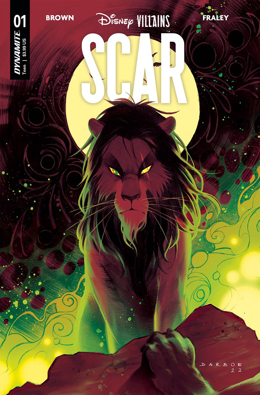 Disney Villains Scar #1 Cover B Variant Karen S Darboe Cover