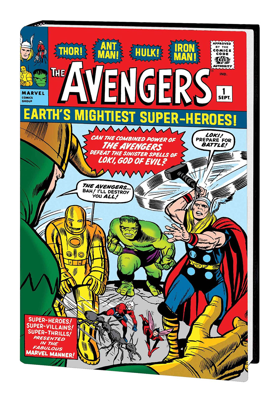 Avengers Omnibus Vol 1 HC Direct Market Jack Kirby Variant Cover New Printing