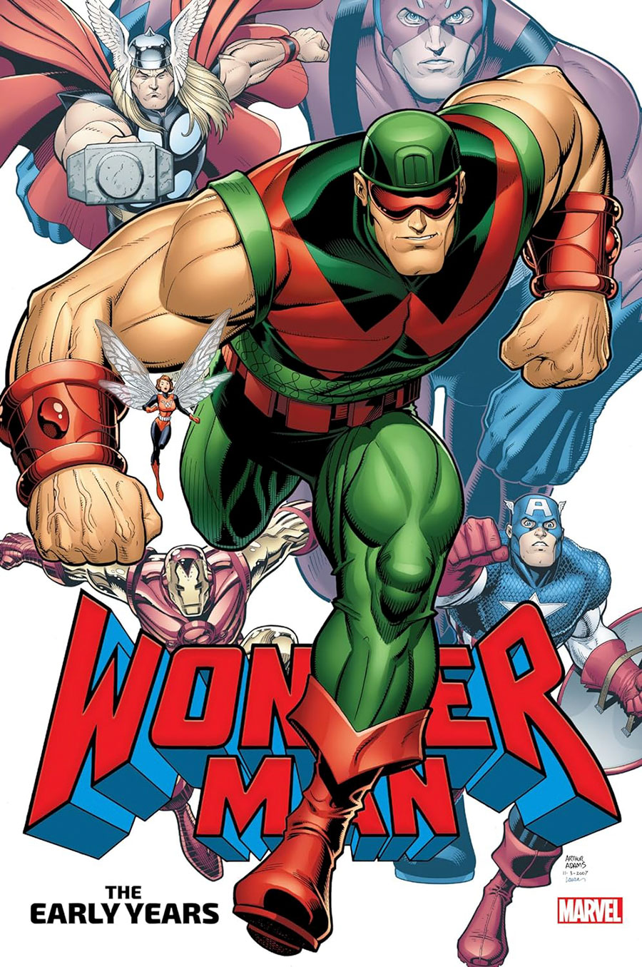 Wonder Man Early Years Omnibus HC Book Market Arthur Adams Cover