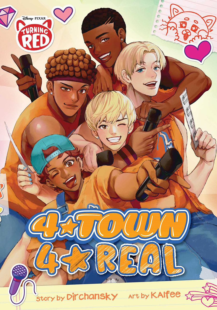 Disney & Pixars Turning Red 4-Town 4-Real The Manga GN